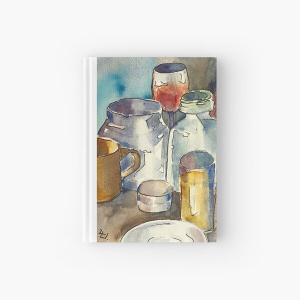 Still Life with Wine Glass Hardcover Journal