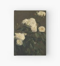Henri Fantin Latour - Stillleben mit weißen Rosen (1870) Notizbuch