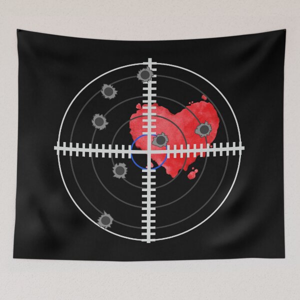 Item preview, Heart in the crosshair. Symbol of falling in love designed and sold by Goliardika-Shop.