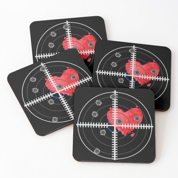 Item preview, Heart in the crosshair. Symbol of falling in love designed and sold by Goliardika-Shop.