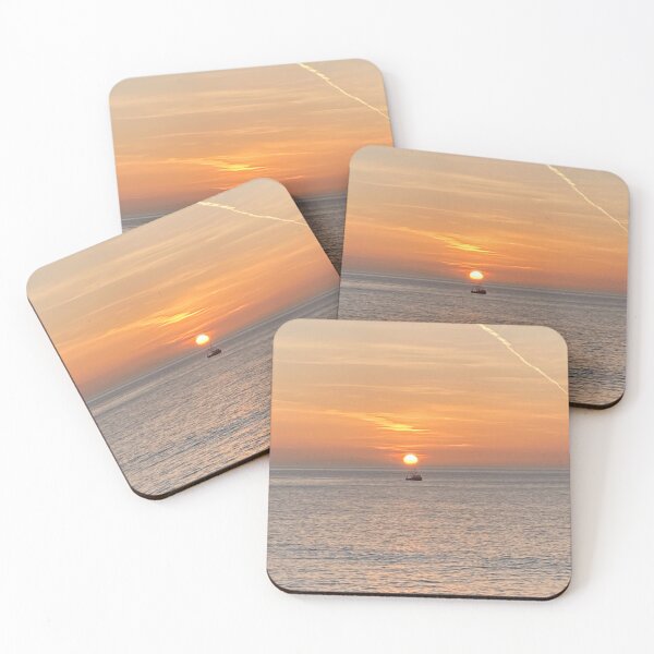 Item preview, Sunset, Fishing Boat Photograph, Peel designed and sold by Jessica Deighton.