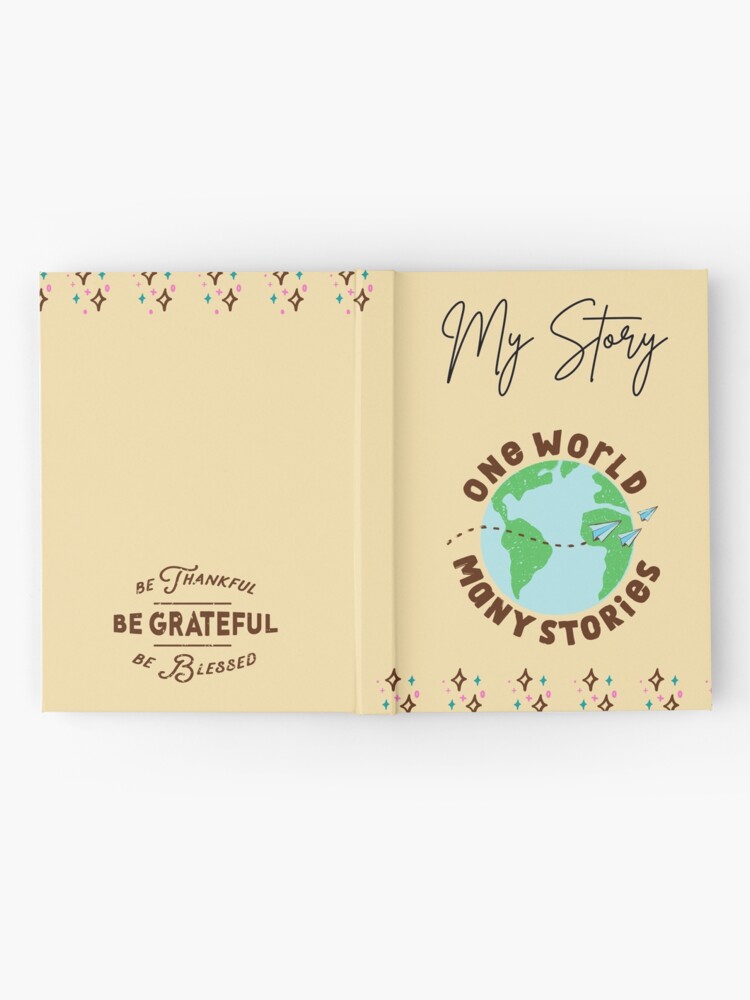 Thumbnail 2 of 3, Journal, My Story - One World, Many Stories! design by JiggsFashion designed and sold by JiggsFashion.