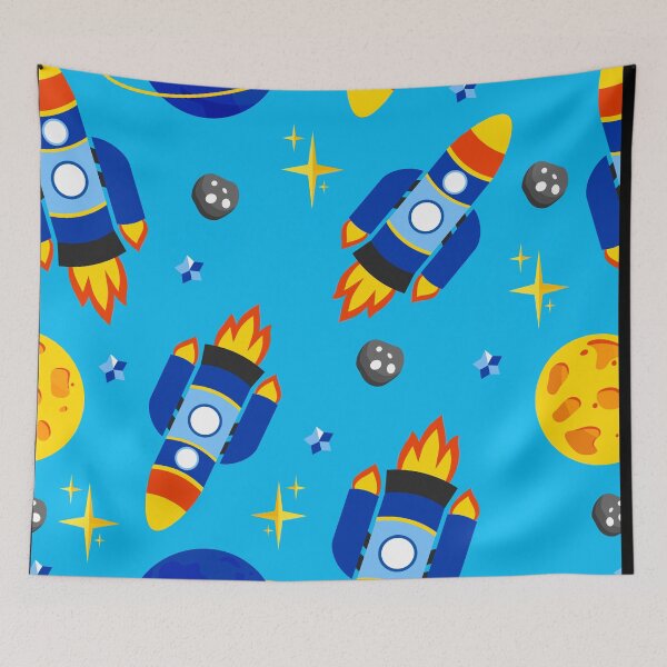 Item preview, Blue cool wallpapers for boys, girls and kids designed and sold by The Love Quill.