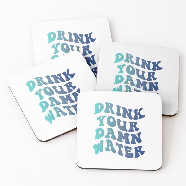 Item preview, Drink Your Damn Water  designed and sold by doodle189.