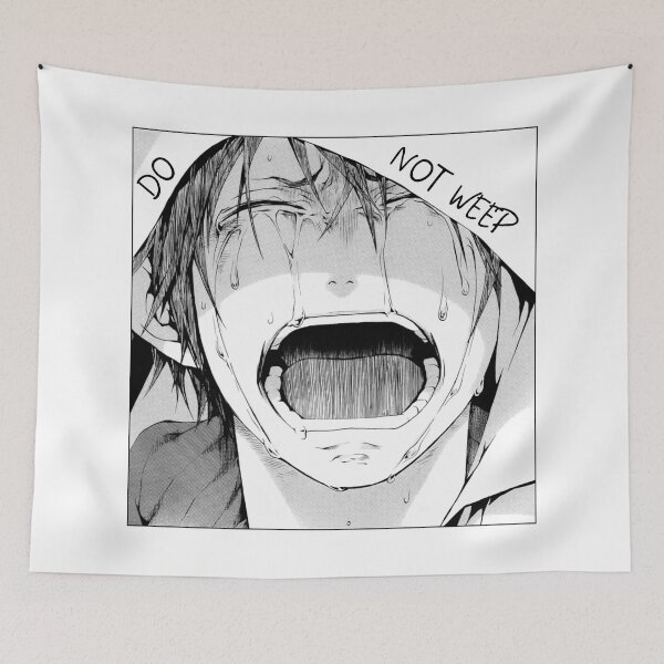 Item preview, Do Not Weep Anime Boy Drawing designed and sold by Denis Epanov.