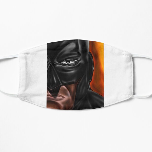 black hood Flat Mask