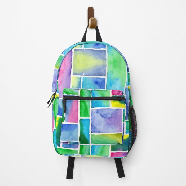 Item preview, Colorful Squares Pattern designed and sold by Sebastian Grafmann.