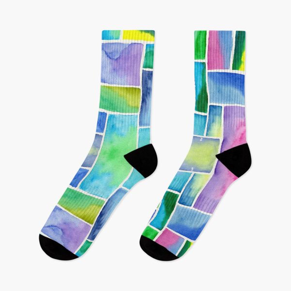 Item preview, Colorful Squares Pattern designed and sold by Sebastian Grafmann.