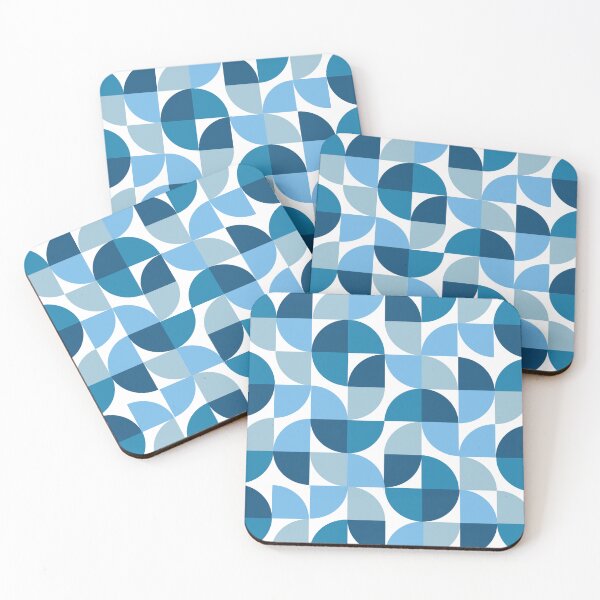 Item preview, Geometric Blue Abstract figure Cool Pattern designed and sold by Yallwofunart.