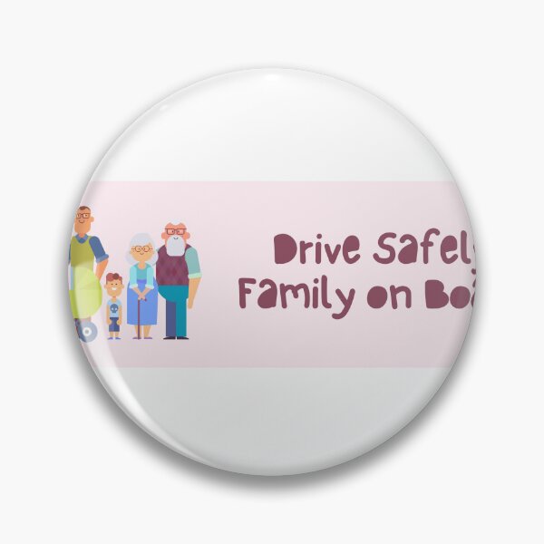 Item preview, Drive Safely Family On Board Car Bumper Artwork designed and sold by LilysDesignShop.