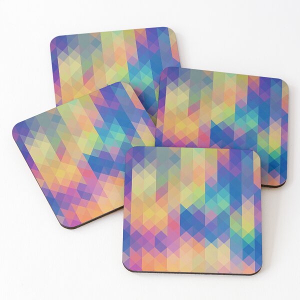 Item preview, Triangles cute multicolor pattern designed and sold by cutecrazytshirt.