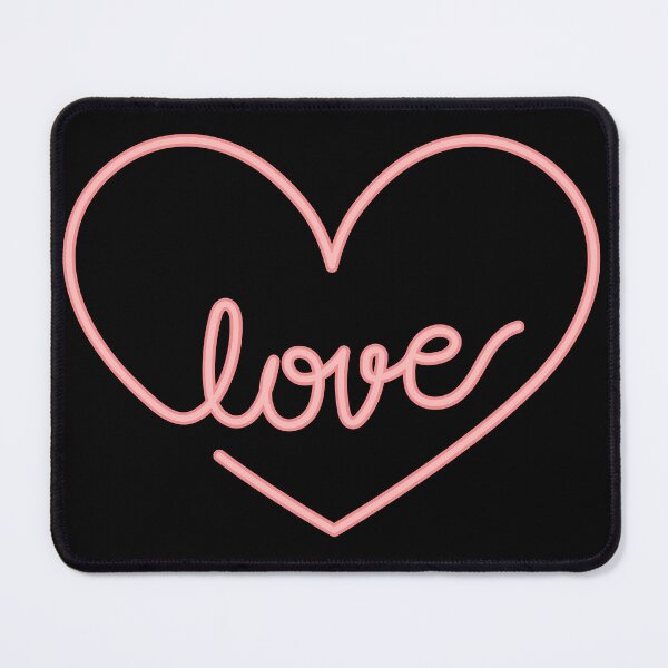 Item preview, Illustration of the heart electrocardiogram neon love line designed and sold by Goliardika-Shop.