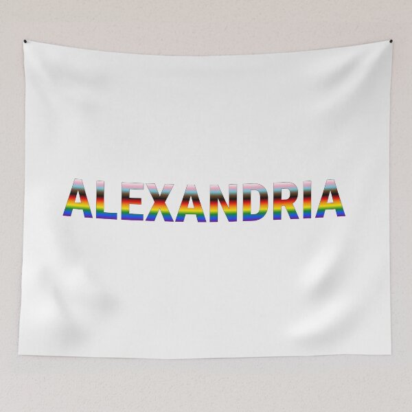 Item preview, Nombre del orgullo del progreso del arco iris de Alexandria designed and sold by PrideNames.