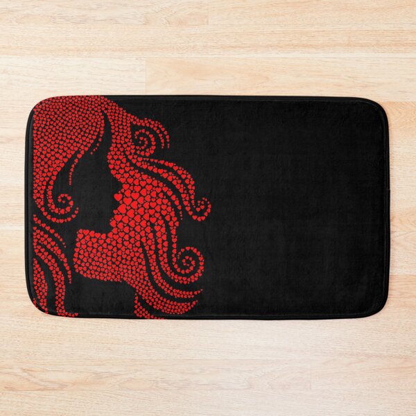 Item preview, Illustration of a girl profile made with many hearts. designed and sold by Goliardika-Shop.