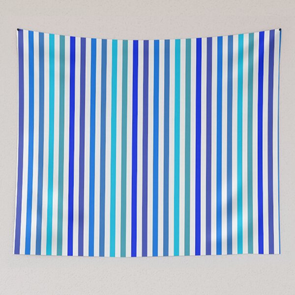 Item preview, Vertical Blue And White Striped designed and sold by TalBright.