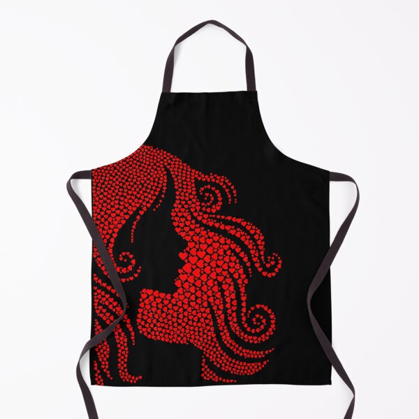 Item preview, Illustration of a girl profile made with many hearts. designed and sold by Goliardika-Shop.