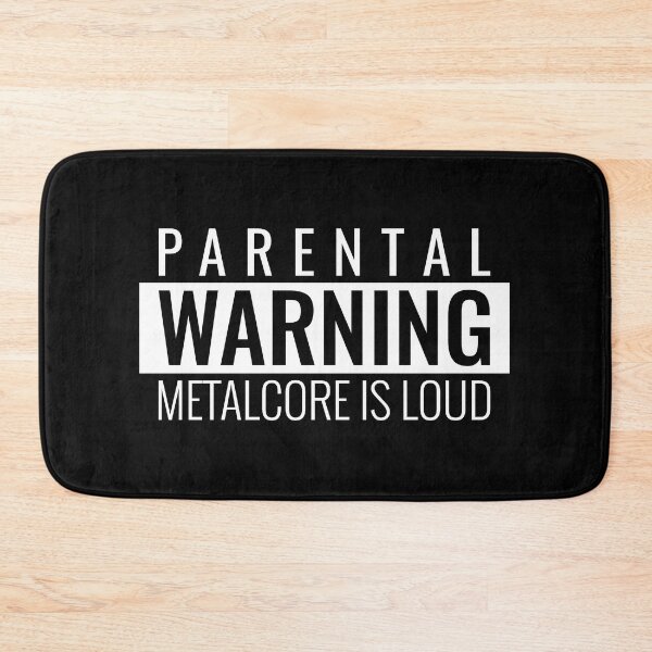 Item preview, Parental Warning Metalcore Is Loud - Heavy Metal Metalcore Design designed and sold by Shirtlify.
