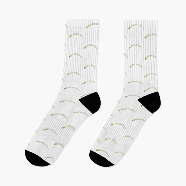 Item preview, Positive vibes only, inspirational quote (green colour palette) designed and sold by Sanaura.