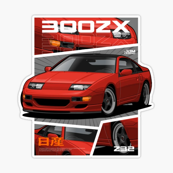 Z32さん　RPS13 金2枚　リメイクステッカー 　復刻　NISSAN Nissan 300ZX [Z32] - Peter Jackson