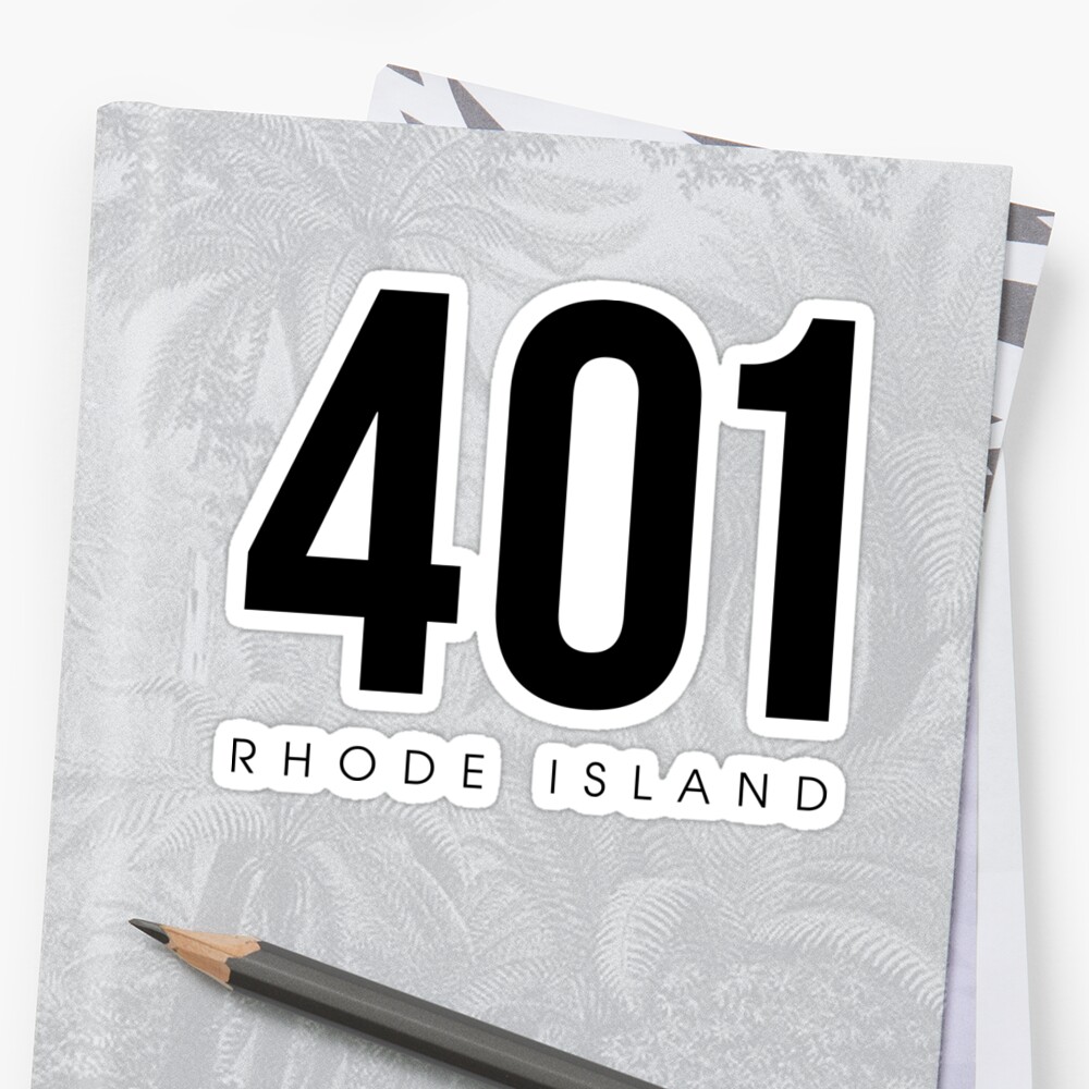 rhode-island-401-area-code-sticker-by-cartocreative-redbubble