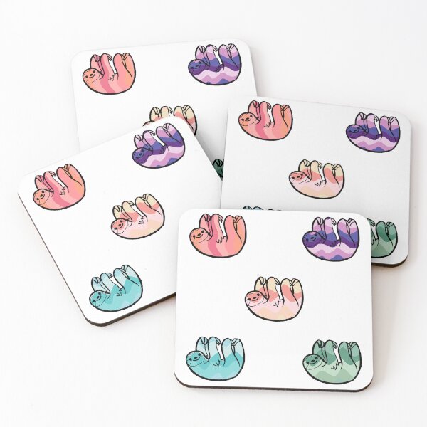 Item preview, VSCO Stripes Sloths Sticker Pack designed and sold by EpicCreation.