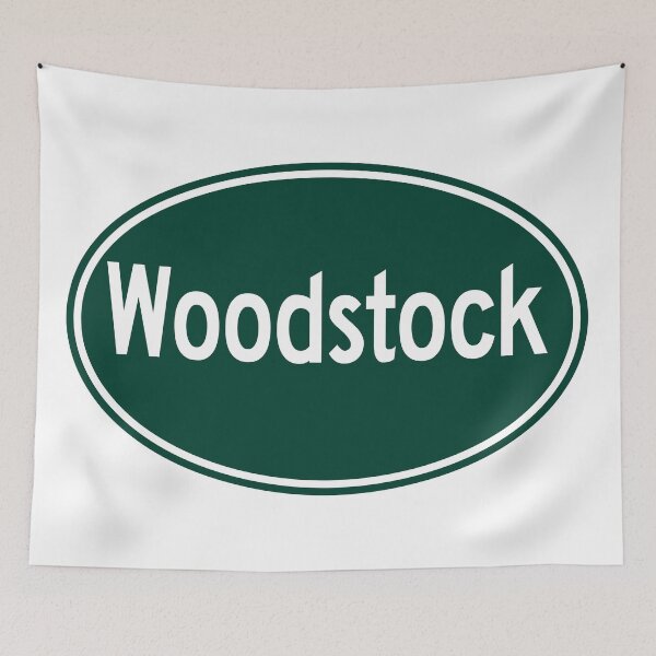 Item preview, Woodstock Vermont Old School Oval Design designed and sold by NewNomads.