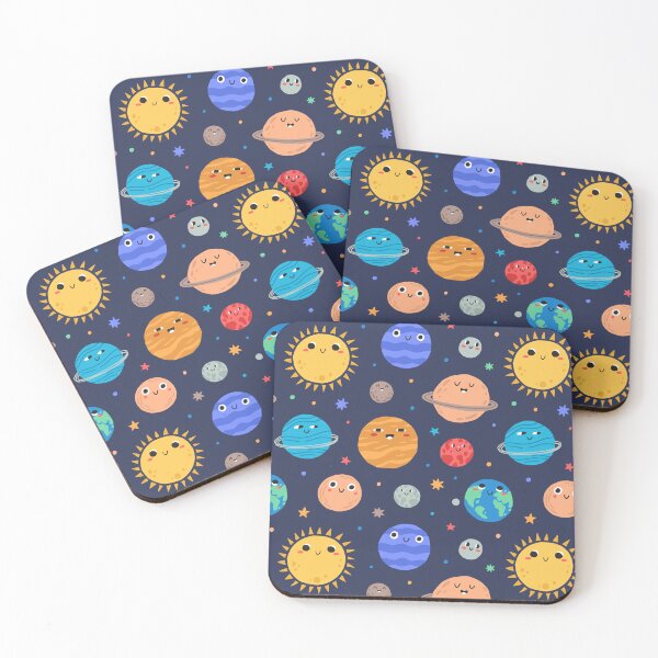 Item preview, Colorful cool planet wallpapers for boys, girls and kids designed and sold by The Love Quill.