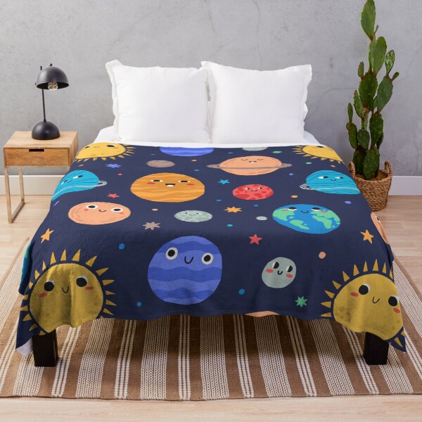 Item preview, Colorful cool planet wallpapers for boys, girls and kids designed and sold by The Love Quill.