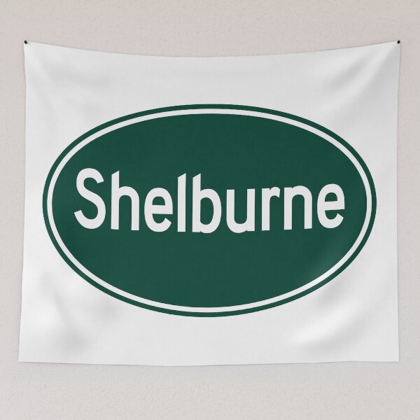 Item preview, Shelburne Vermont Old School Oval Design designed and sold by NewNomads.