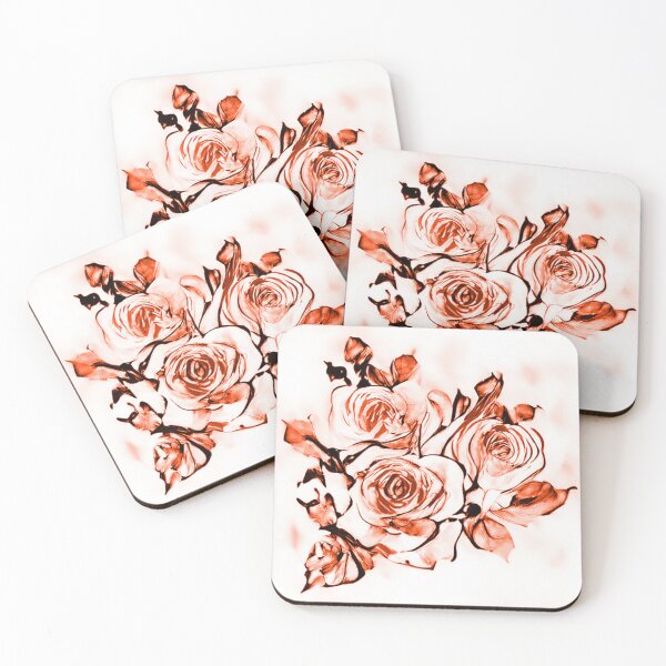 Item preview, Halftone roses designed and sold by PatsIsland.