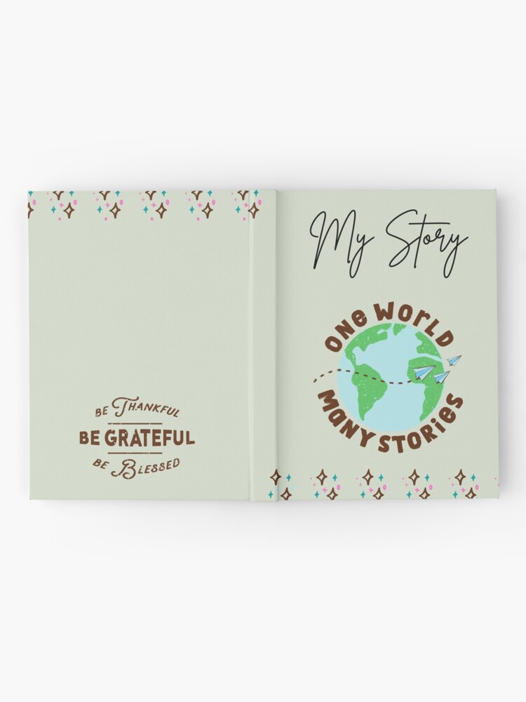Thumbnail 2 of 3, Journal, My Story - One World, Many Stories! design by JiggsFashion designed and sold by JiggsFashion.