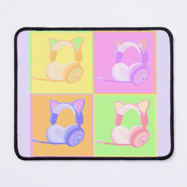 Item preview, 4-tone Kitty Headphones designed and sold by SarahKStickers.