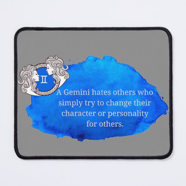 Item preview, Traits of The Gemini - A Gemini hates others who simply try to change their character or personality for others. designed and sold by CatsWCleavers.