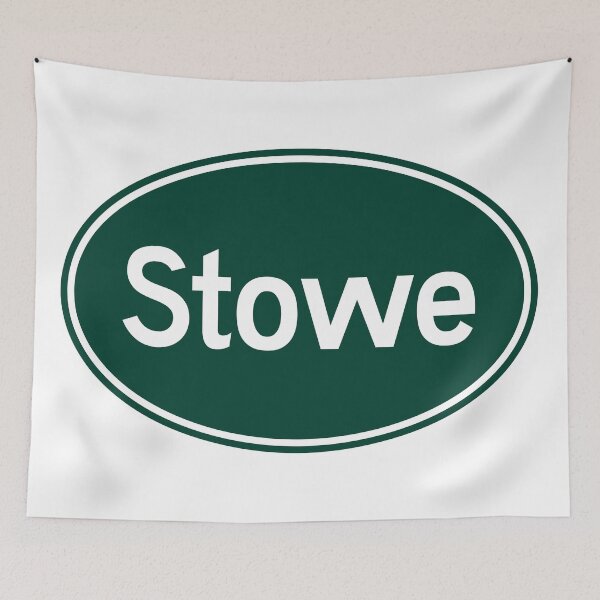 Item preview, Stowe Vermont - Old School Oval Design designed and sold by NewNomads.