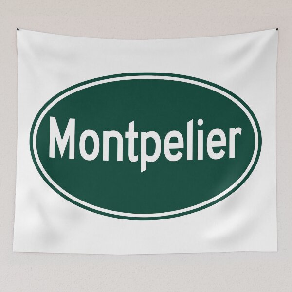 Item preview, Montpelier Vermont - Old School Oval Design designed and sold by NewNomads.