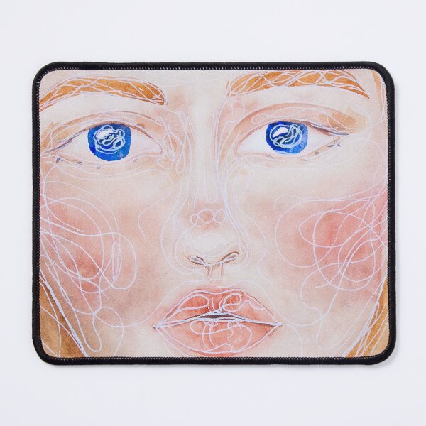 Item preview, Line art portrait in watercolour designed and sold by Chantellearts.