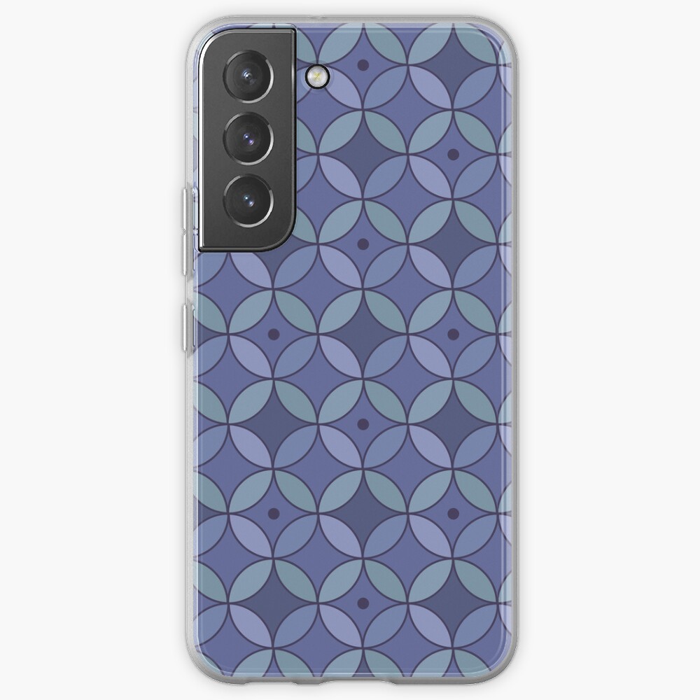 Pretty Purple Pastel Javanese Batik Pattern Samsung Galaxy Phone Case
