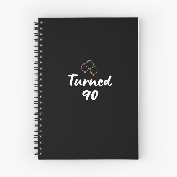 Item preview,  Turned 90-simple font-text based-birthday boy/girl-black and white designed and sold by PacePoint.