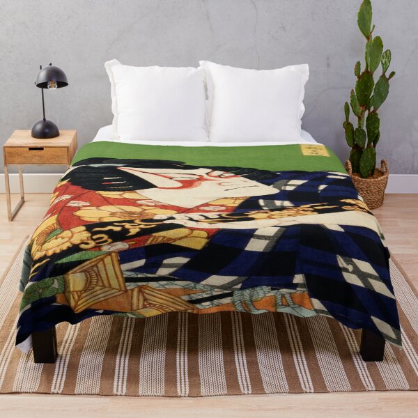 Item preview, vintage traditional japanese painting designed and sold by PuzzleWuzzle.