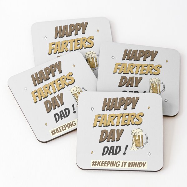 Item preview, Happy Farters Day Dad! with Beer Glass  (i.e. Happy Fathers Day / World's Greatest Farter)) designed and sold by InsultTees.