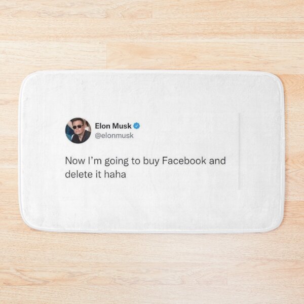 Item preview, Elon Musk Tweet designed and sold by CylinderOfMeat.