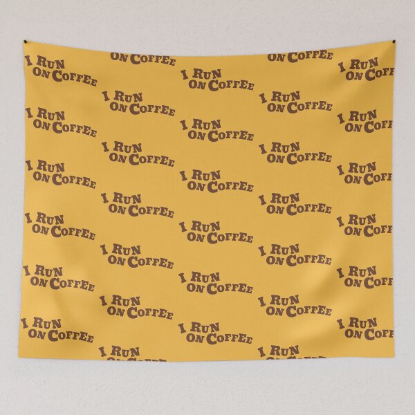 Item preview, I Run on Coffee designed and sold by LilysDesignShop.