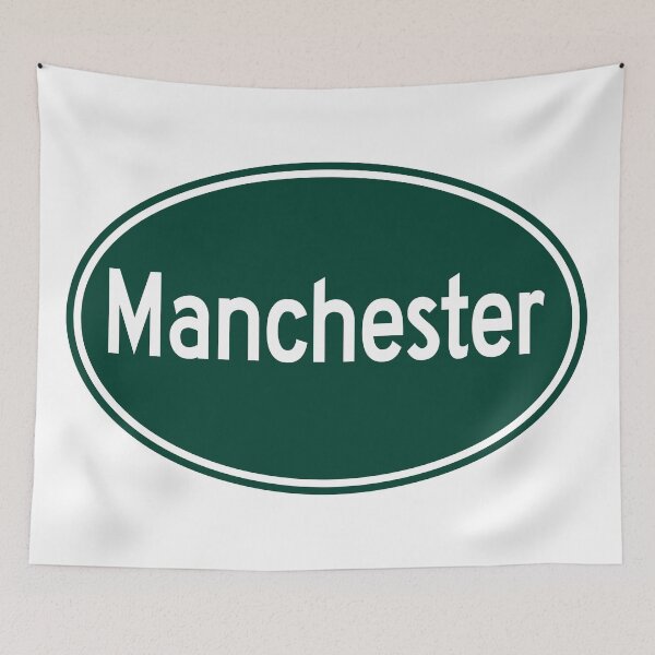 Item preview, Manchester Vermont - Old School Oval Design designed and sold by NewNomads.