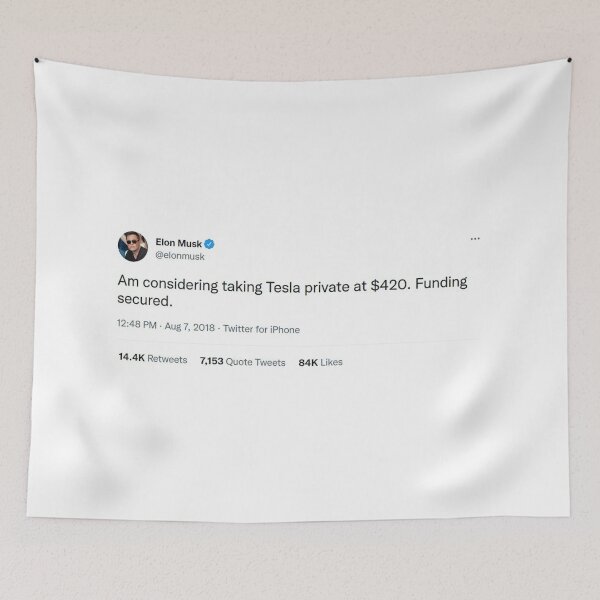 Artikelvorschau, Elon Musk Tweet entworfen und verkauft von CylinderOfMeat.