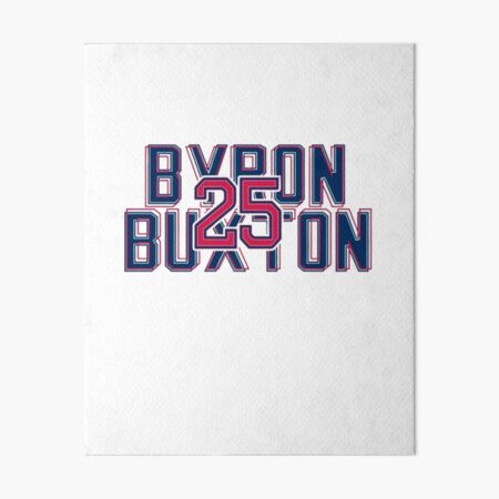 Byron Buxton 25 Art Print for Sale by devinobrien