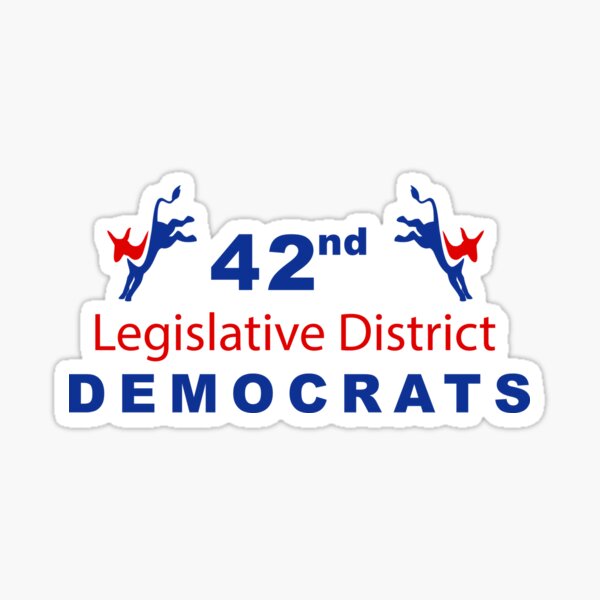 Item preview, 42nd Legislative District Democrats designed and sold by WhereWear.