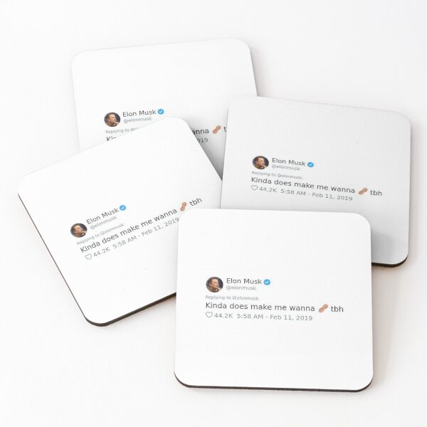 Item preview, Elon Musk Tweet designed and sold by CylinderOfMeat.