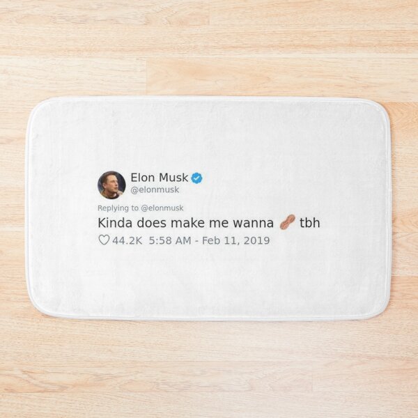 Item preview, Elon Musk Tweet designed and sold by CylinderOfMeat.