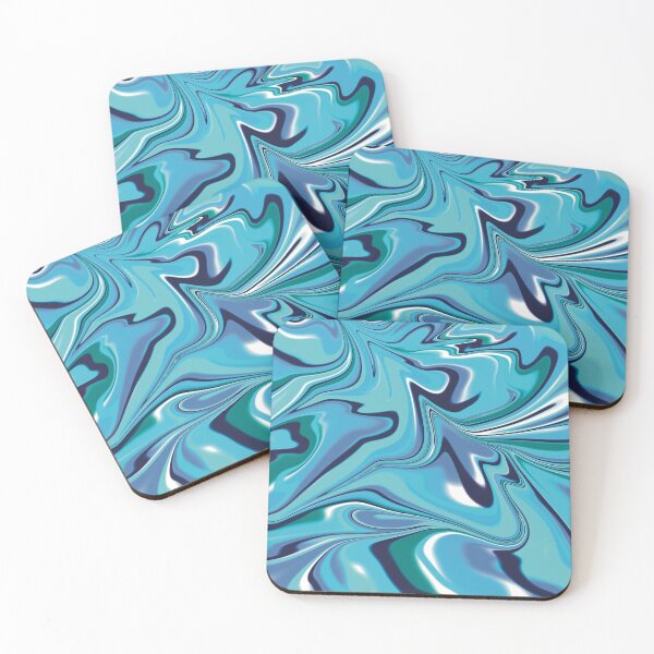 Item preview, Ocean Marble Design Fluid Art designed and sold by Lucky-Town-Art.