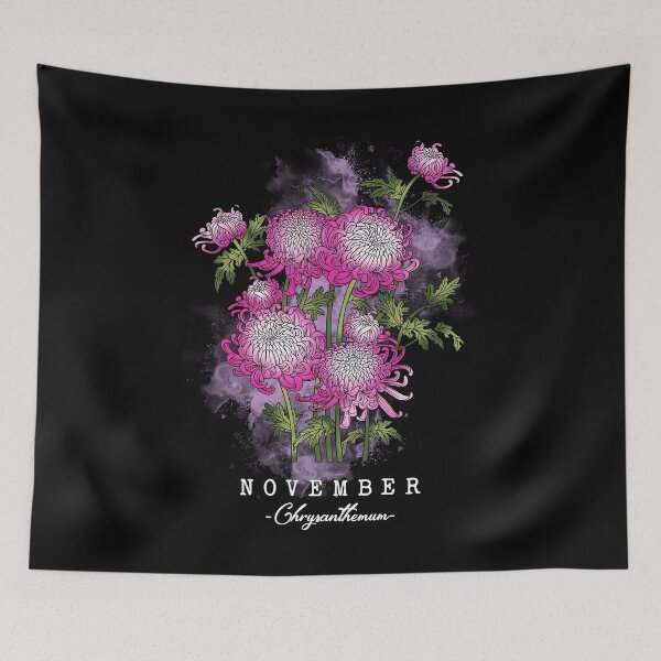 Item preview, Birth Month Flower | November | Chrysanthemum | Floral Design  designed and sold by Ravenvine.